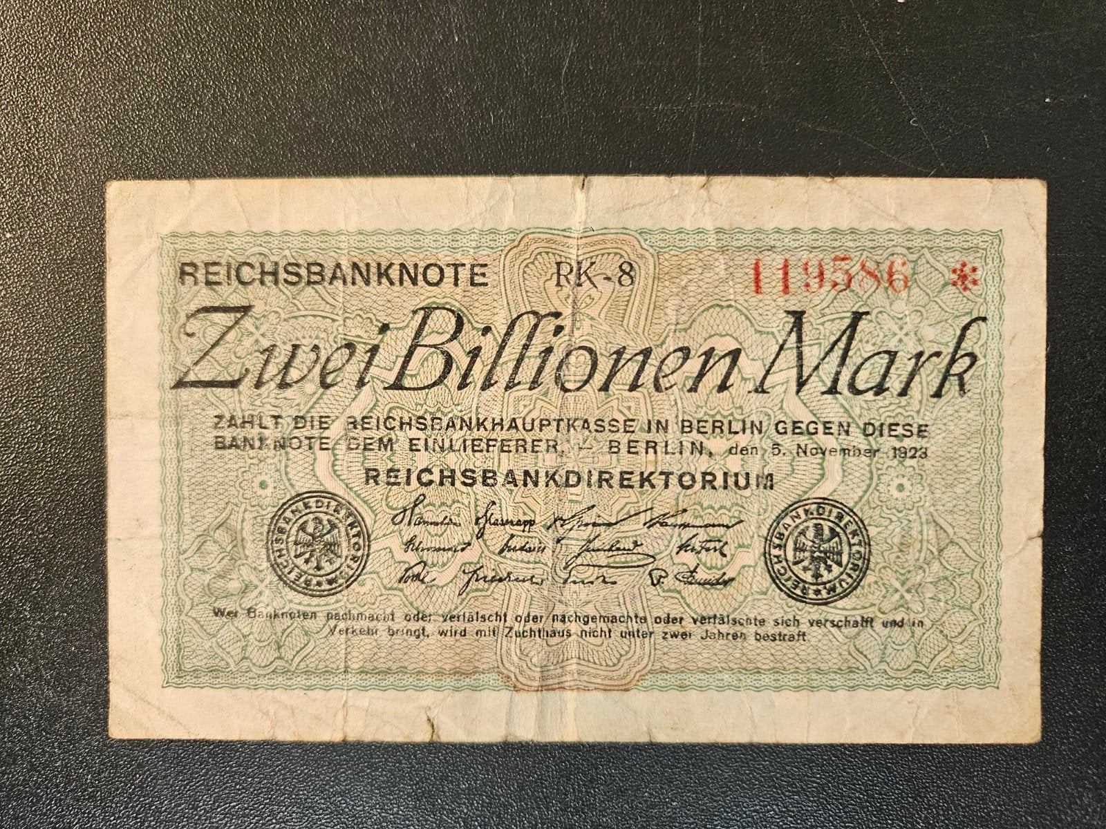 Duitsland pick 135a 1923, Verzenden, Duitsland, Los biljet