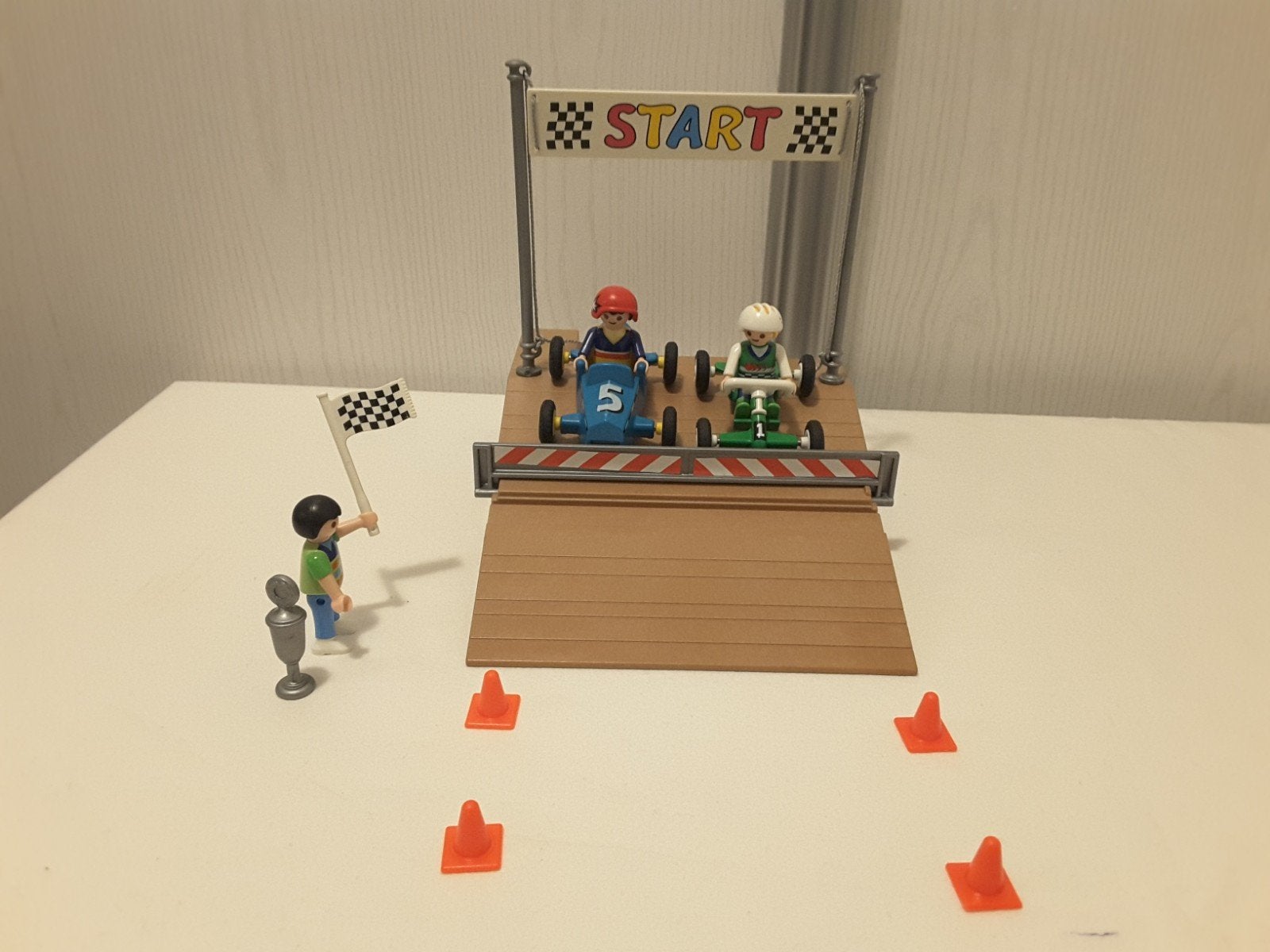 Playmobil 4141 kinderen op go karts, Ophalen of Verzenden, Gebruikt, Complete set