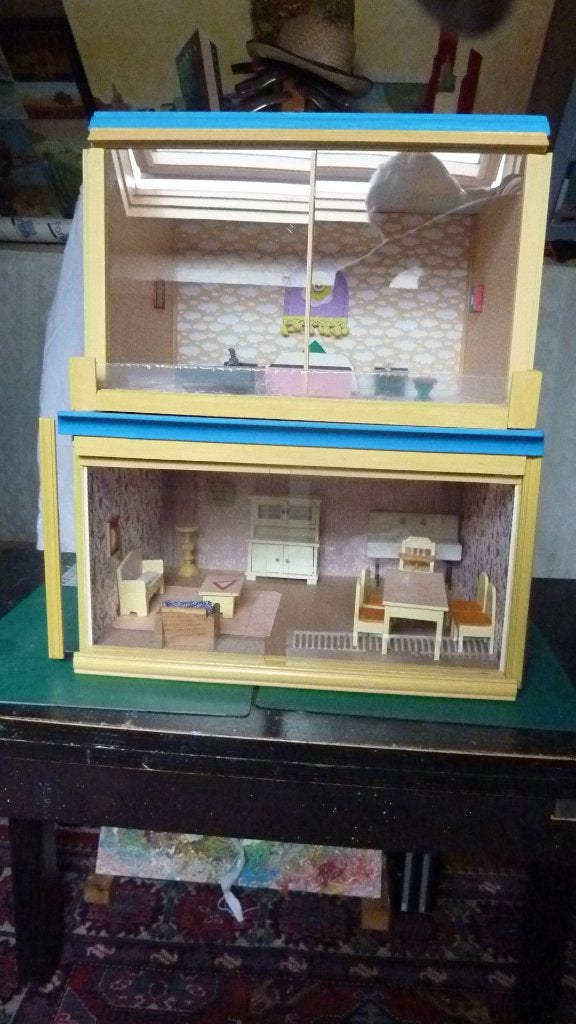 Poppenhuisjes en meubeltjes, Ophalen of Verzenden, Gebruikt, Poppenhuis