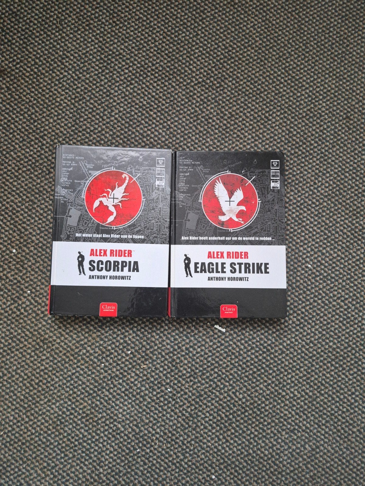 Alex Rider boeken: Scorpia & Eagle Strike (Anthony Horowitz), Ophalen of Verzenden, Gelezen, Anthony Horowitz