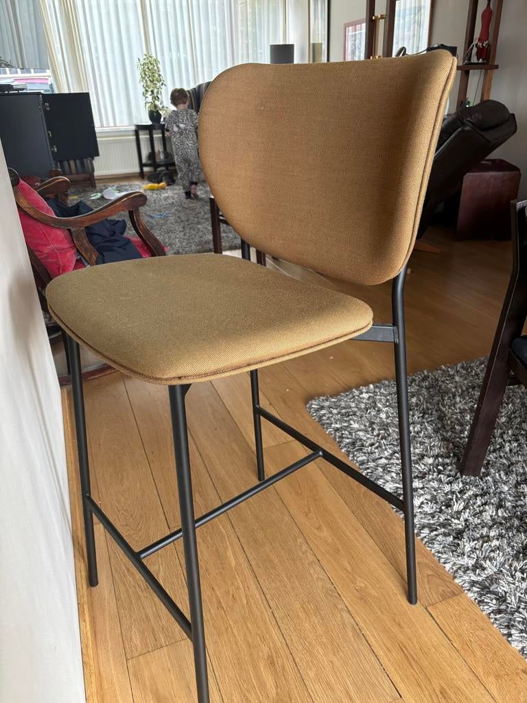 FEST Amsterdam barkruk nieuwwaarde 500€, Huis en Inrichting, Ophalen, Met voetsteun, Zo goed als nieuw, Metaal