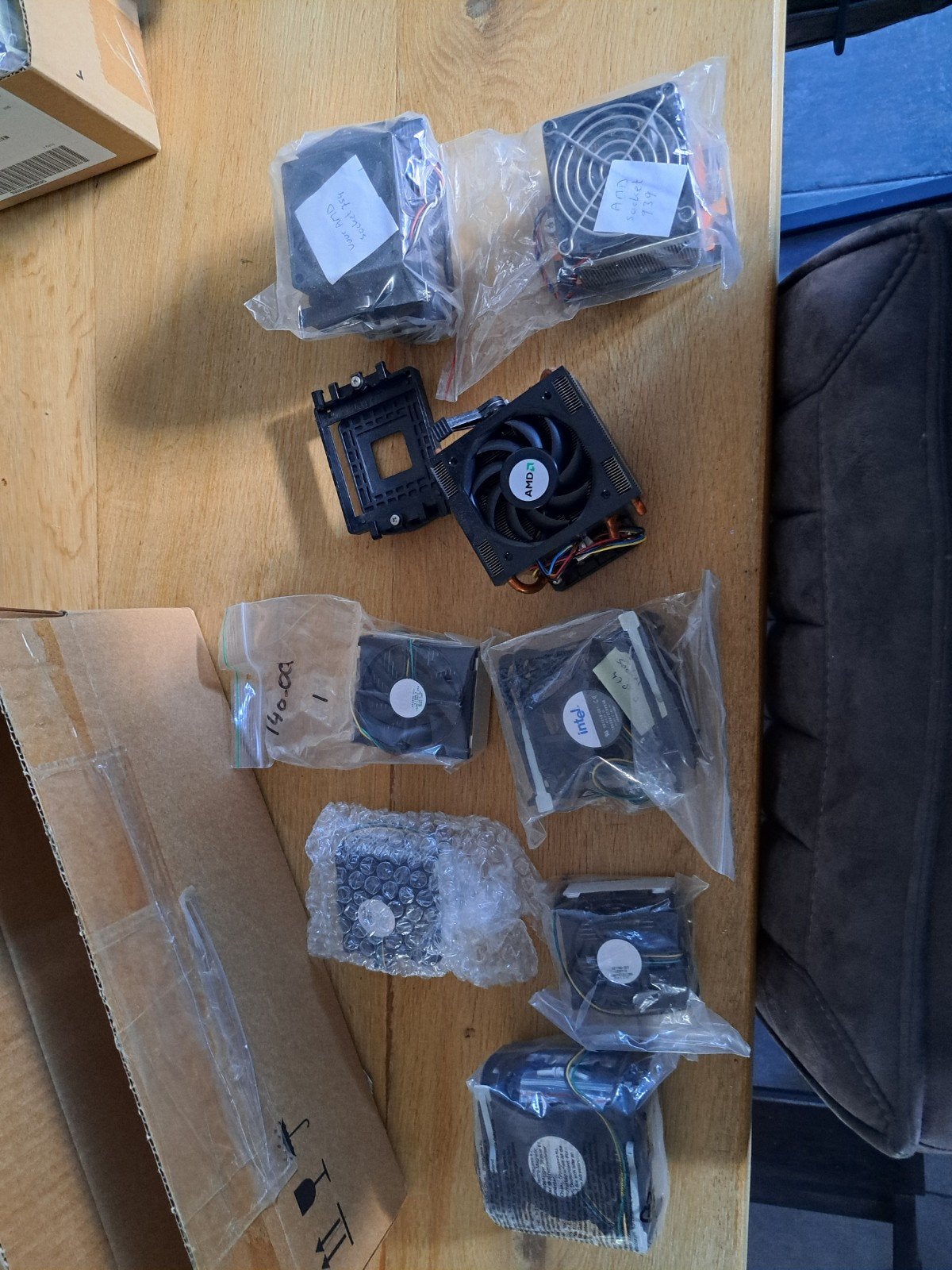 Diverse CPU Koelers (AMD & Intel) - Gebruikt, Ophalen of Verzenden, Gebruikt, Luchtkoeling