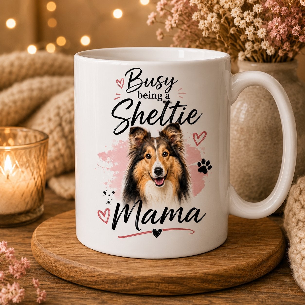 Busy being a Sheltie Mama - Mok, Verzenden, Nieuw