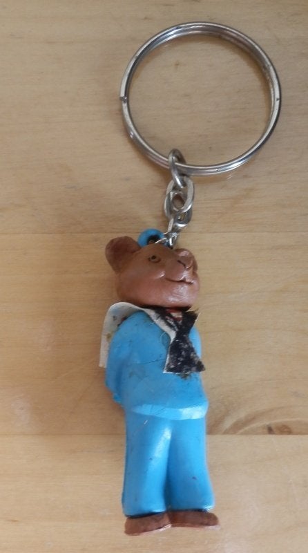 Sleutelhanger kroesje beer van flipje --, Verzamelen, Ophalen of Verzenden, Zo goed als nieuw