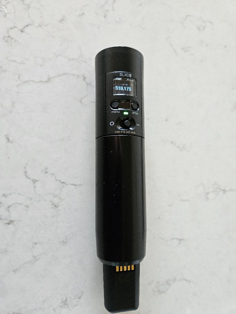 SHURE SLXD2 Handzender H56 voor draadloze microfoon, Ophalen of Verzenden, Zo goed als nieuw, Zangmicrofoon