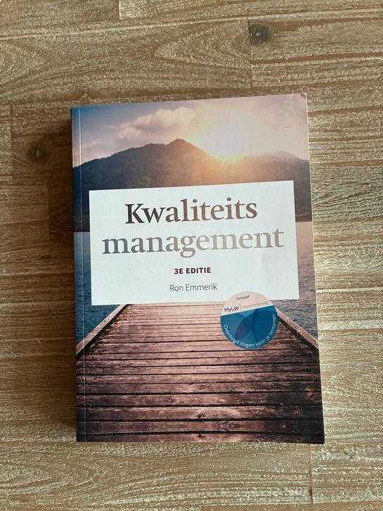 Kwaliteitsmanagement 3e editie - Ron Emmerik, Ophalen of Verzenden, Alpha, Zo goed als nieuw, HBO