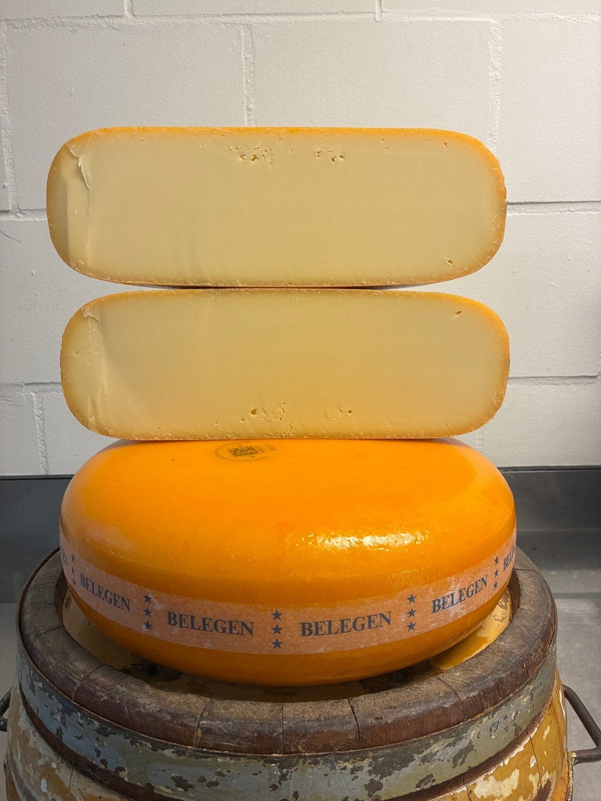 Belegen kaas 11,5 kg € 85,00, Ophalen of Verzenden