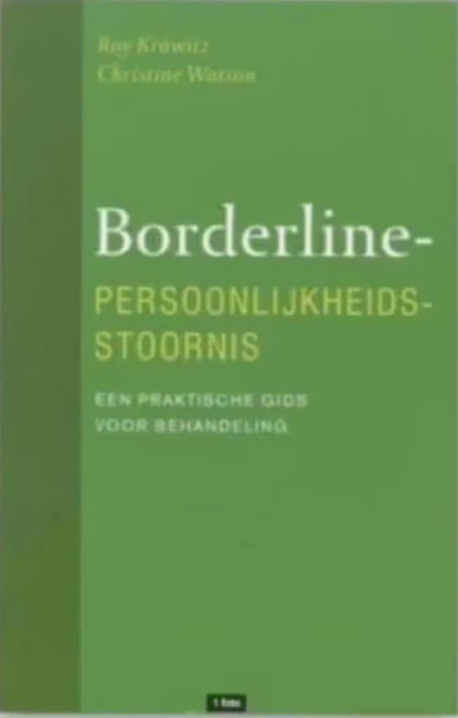 Borderline Persoonlijkheidsstoornis (R. Krawitz & C Watson), Boeken, Ophalen of Verzenden, Zo goed als nieuw