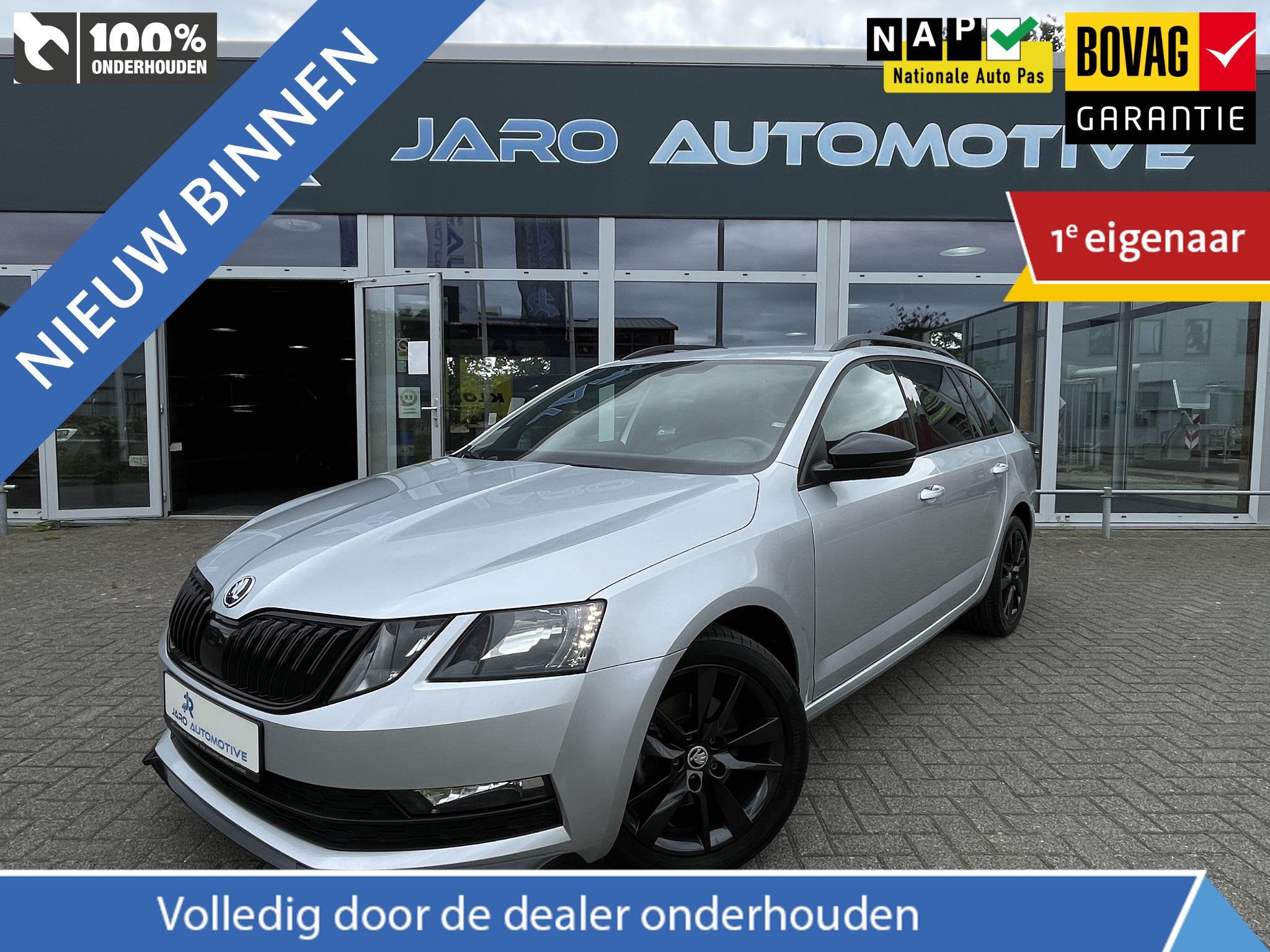 Skoda Octavia Combi 1.0 TSI Greentech Sport Business | Apple, Auto's, 12 maanden, Stof, Gebruikt, 116 pk