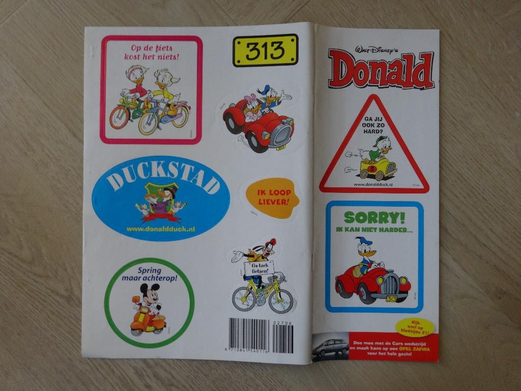 Stickers Donald Duck Veilig Verkeer Nederland 2006, Boeken, Eén stripboek, Ophalen of Verzenden, Zo goed als nieuw