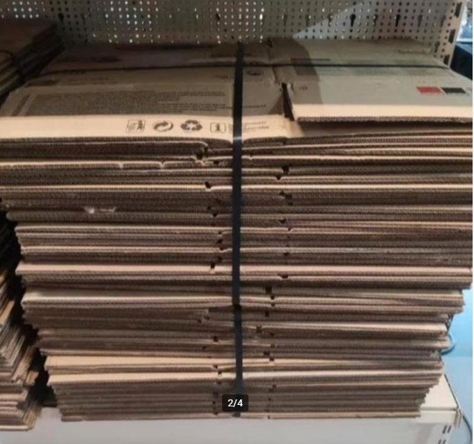 Stapeldoos, inpak doos, kleine verhuisdoos 40 x 29 x 22 cm, Doos, Opvouwbaar, Minder dan 35 cm, Minder dan 50 cm