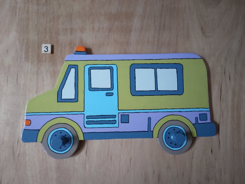 Kinderkapstok 3 Camper, Nieuw, Ophalen of Verzenden, Kapstokje, Meerkleurig