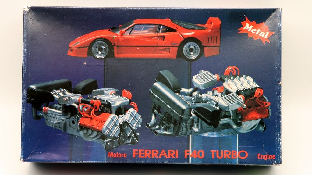 Ferrari F40 Motorblok Bouwdoos Schaal 1:12, Overige merken, Nieuw, Ophalen of Verzenden, Groter dan 1:32
