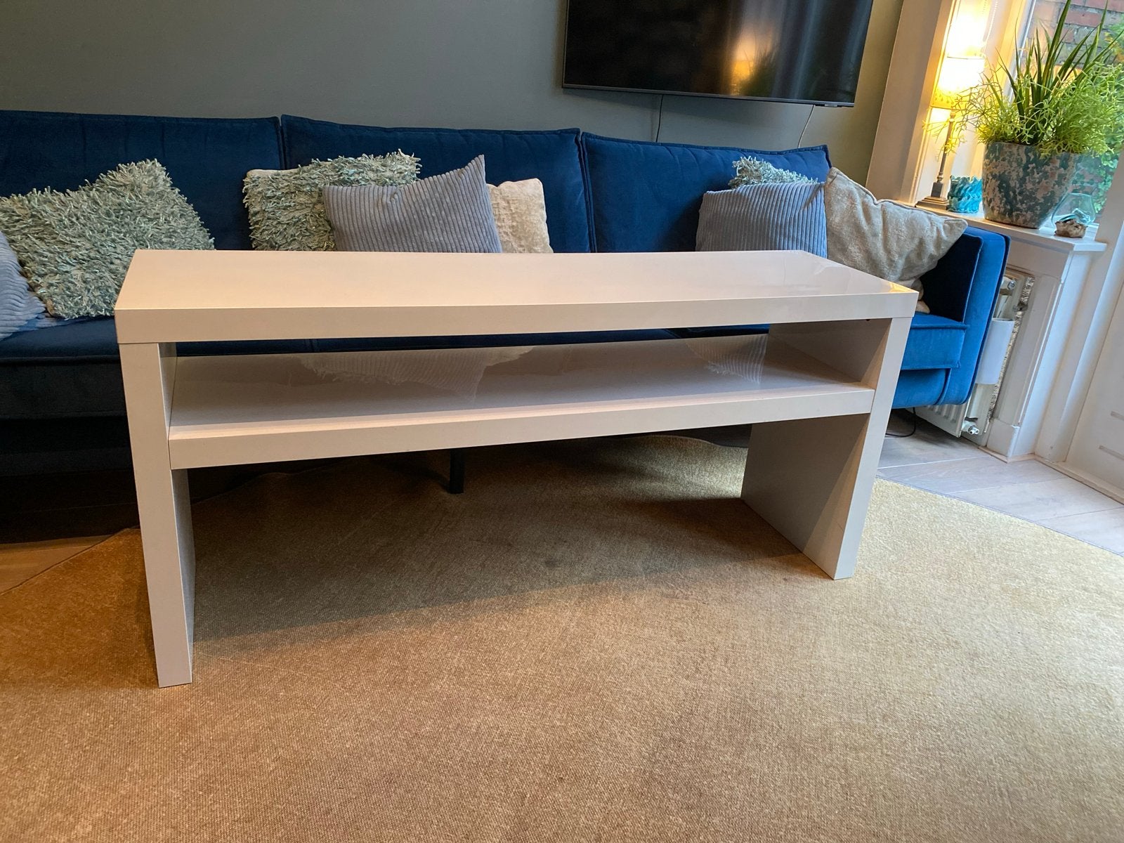 IKEA LACK sidetable - Zo goed als krasvrij, Huis en Inrichting, Ophalen, Kunststof, 100 tot 150 cm, Zo goed als nieuw