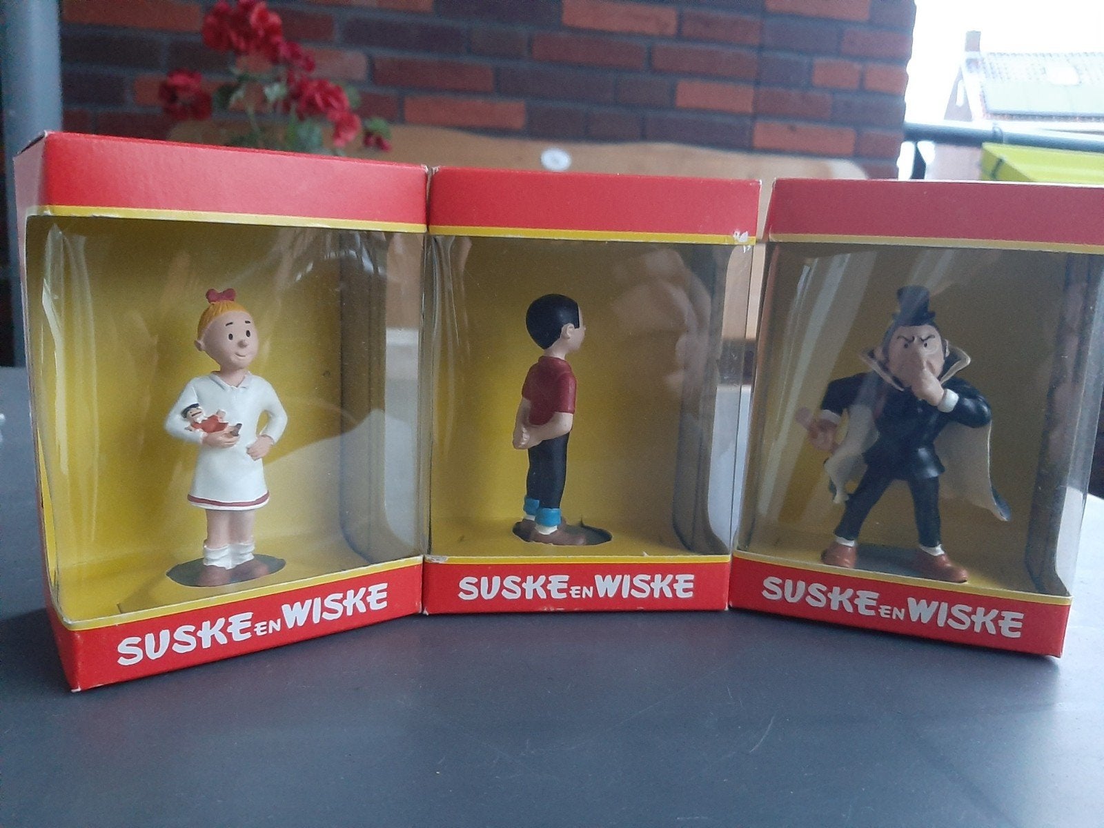 Suske en Wiske spelpionnen – Suske, Wiske & Krimson, Verzamelen, Ophalen of Verzenden, Zo goed als nieuw