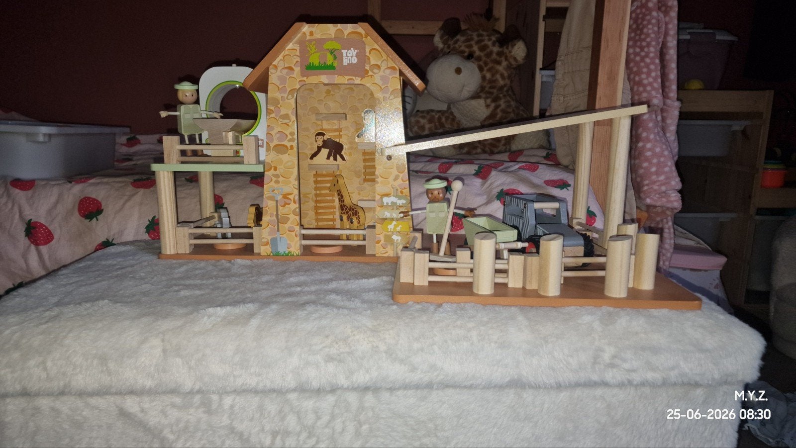 Dieren Poppenhuis met alle accessoires - Zo goed als nieuw, Ophalen, Zo goed als nieuw, Poppenhuis