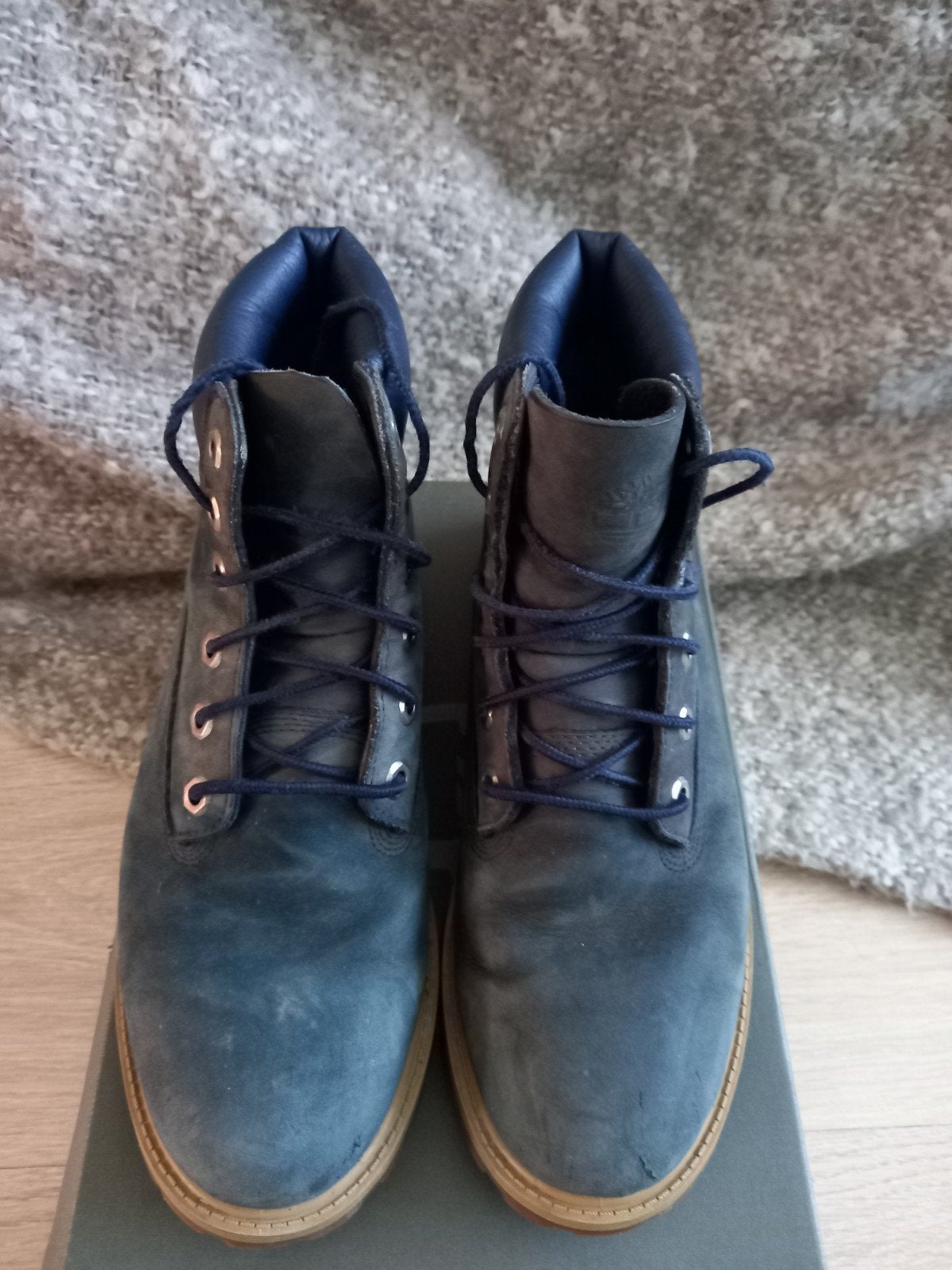 Timberland wandelschoenen hoog, blauw mt 40, Kleding | Dames, Blauw, Zo goed als nieuw, Timberland, Wandelschoenen