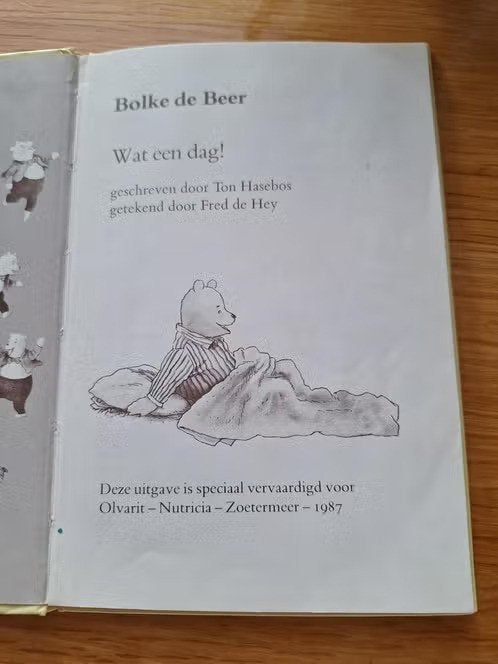 Bolke de beer h, Boeken, Ophalen of Verzenden, Zo goed als nieuw, Ton Hasebos, Fictie algemeen
