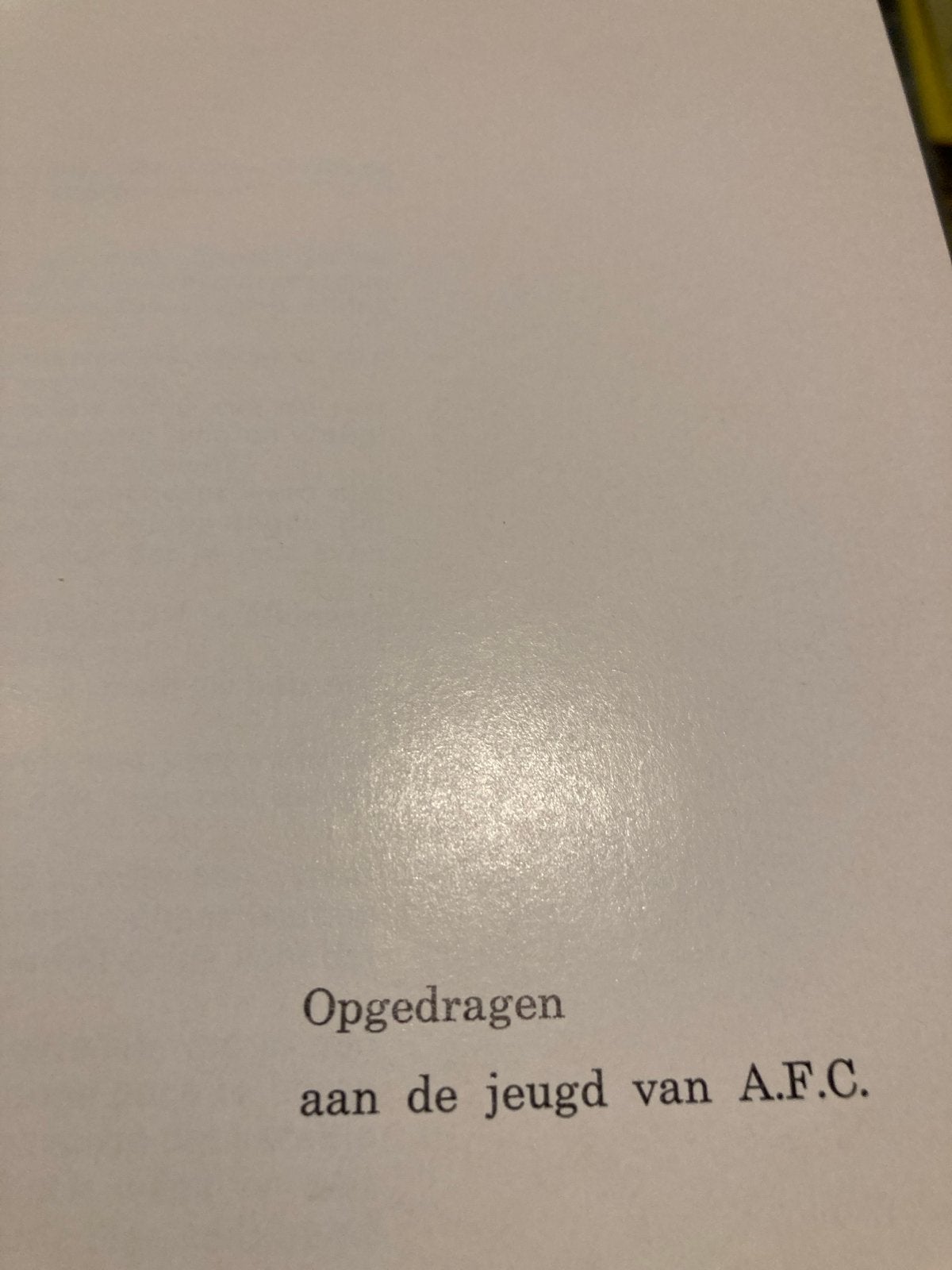 Boek: 't Was Goed Genoeg - 75 jaar AFC (1895-1970), Boeken, Ophalen, Gelezen, Balsport