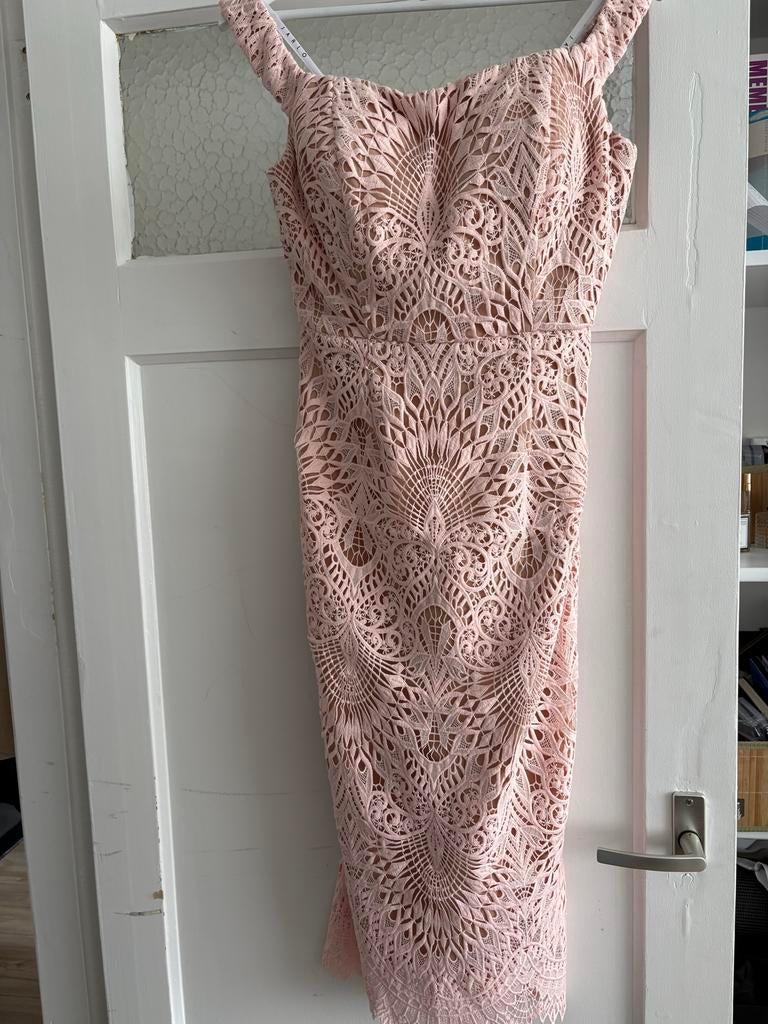 Jarlo Roze Elegante Zomer/Feest Jurk Maat M/38, Maat 38/40 (M), Verzenden, Nieuw, Knielengte