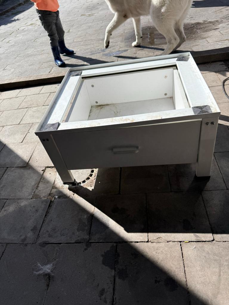 Wasmachine verhoger, Ophalen, Gebruikt, 1200 tot 1600 toeren, 85 tot 90 cm