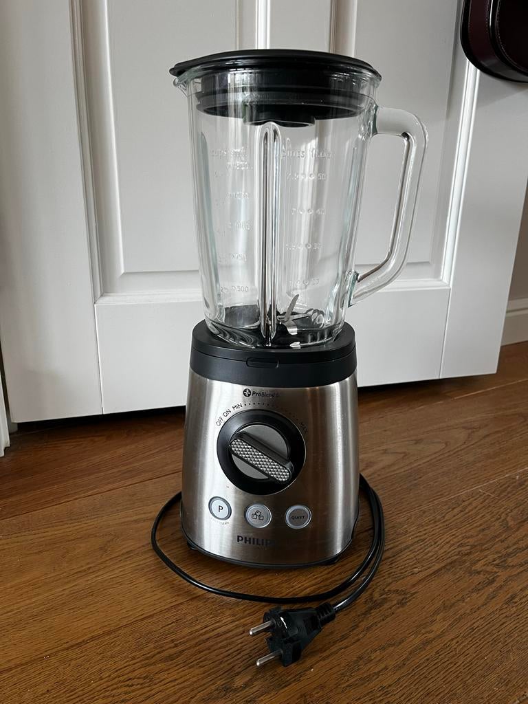 Philips ProBlend 6 Blender - glas, Witgoed en Apparatuur, Blenders, Gebruikt, Blender, Ophalen