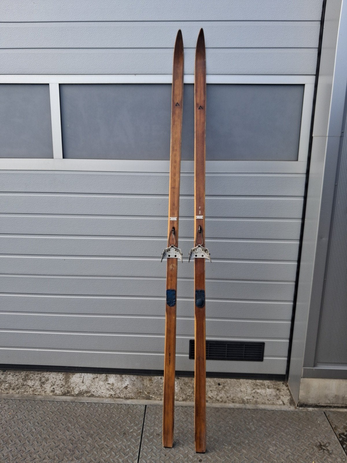 Antieke Vintage Houten Langlauf Ski's - Decoratie, Ski's, Ophalen, Overige merken, Langlaufen