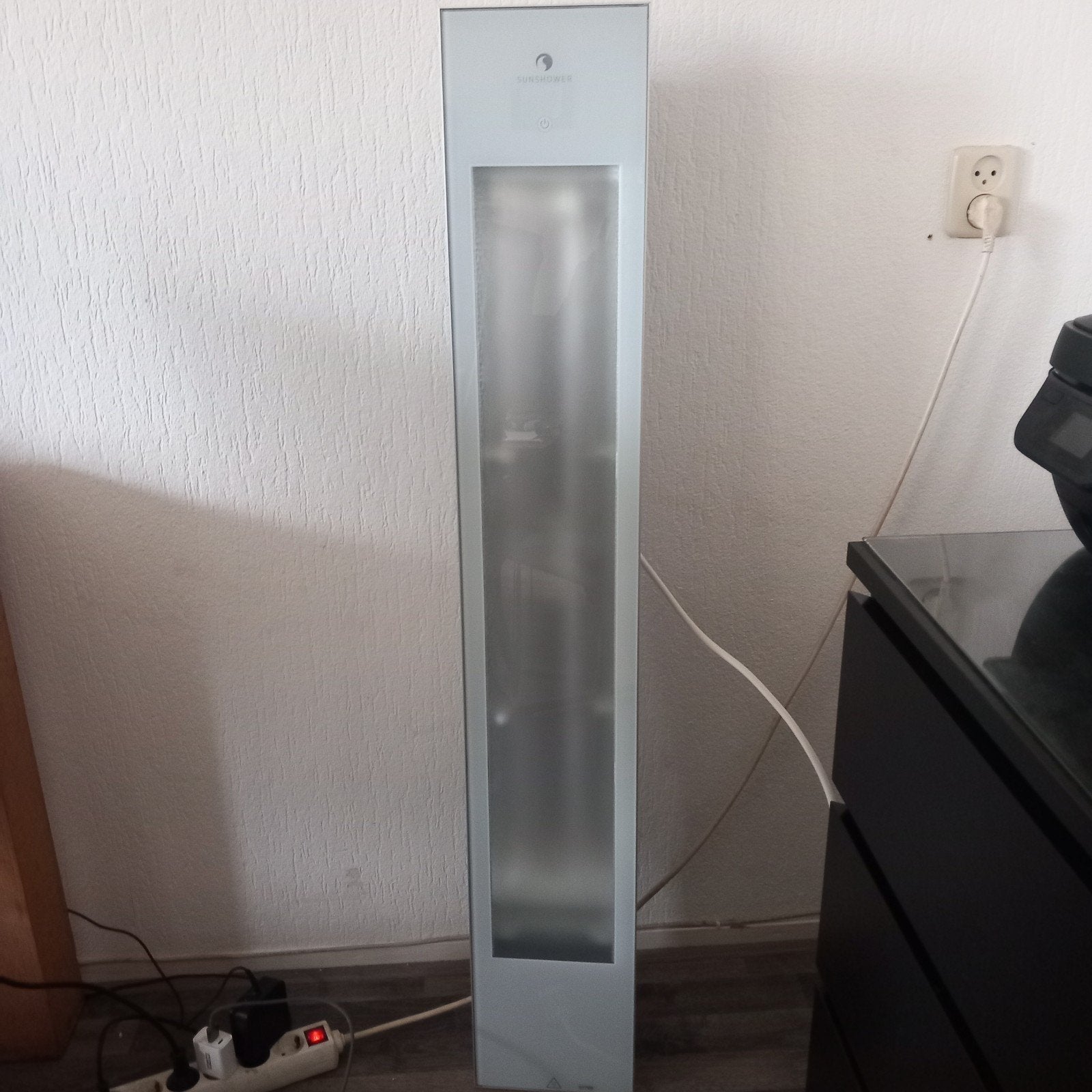 sunshower  Body solo White, Ophalen of Verzenden, Zo goed als nieuw, Zonnebank enkelzijdig, Minder dan 10 lampen