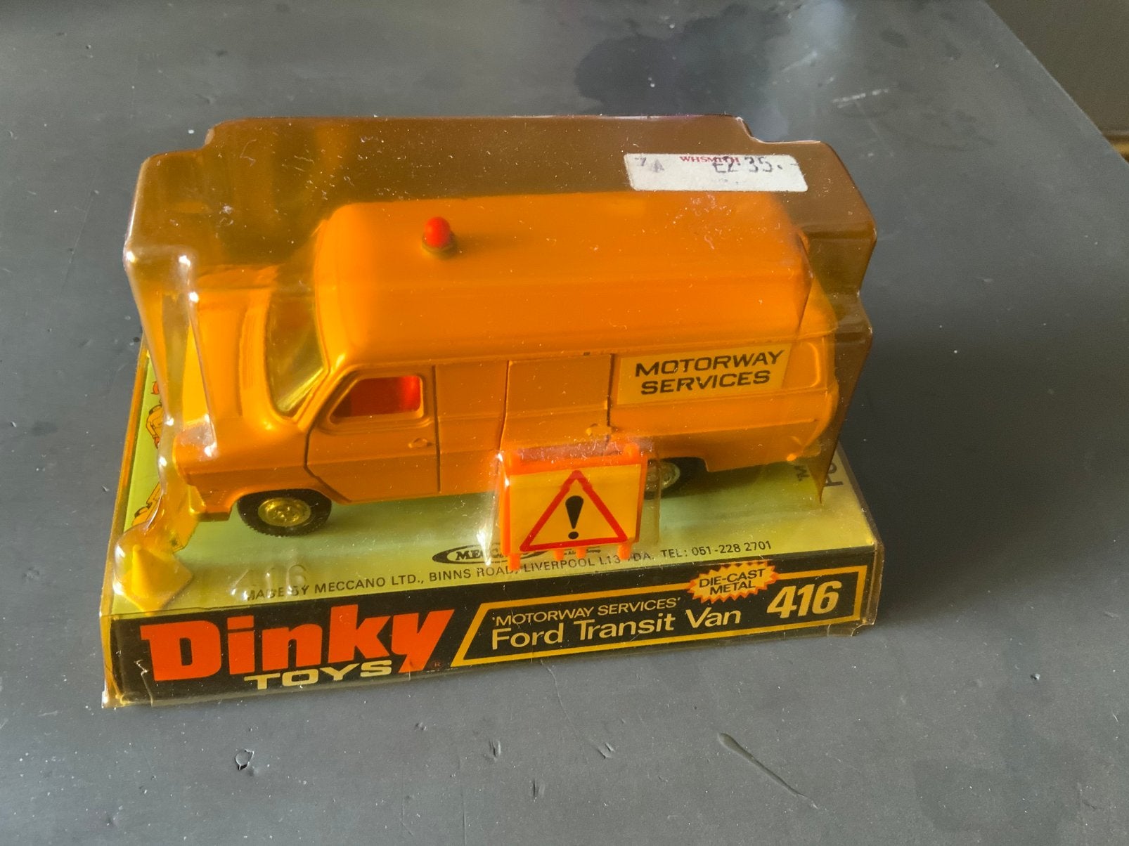 Dinky toys 416 ford transit van, Hobby en Vrije tijd, Modelauto's | 1:43, Ophalen, Gebruikt, Bus of Vrachtwagen, Dinky Toys