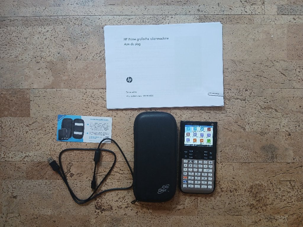 Grafische rekenmachine HP Prime ZGAN mt stevige hoes case G2, Ophalen of Verzenden, Grafische rekenmachine, Zo goed als nieuw