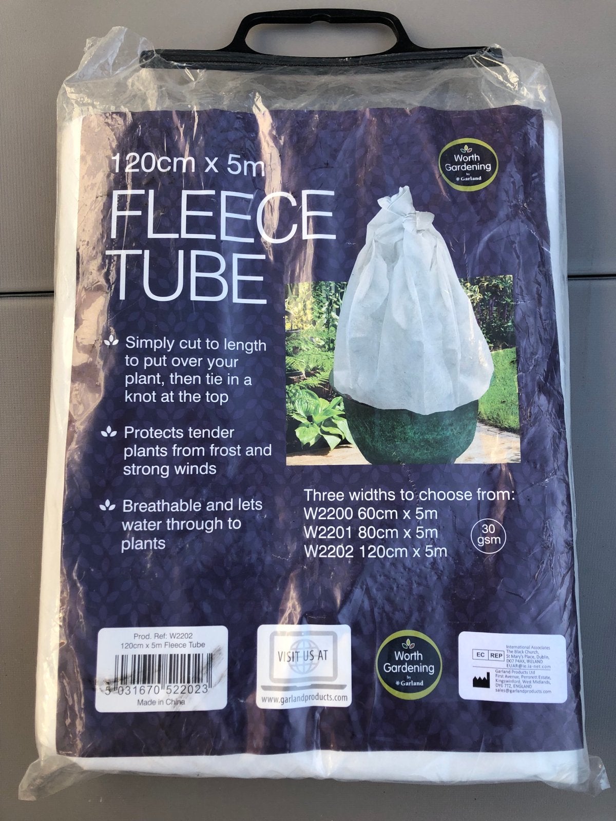 Fleece Plant Bescherming Hoes 120cm x 5m - Fleecetube, Tuin en Terras, Planten | Tuinplanten, Ophalen of Verzenden, Overige soorten