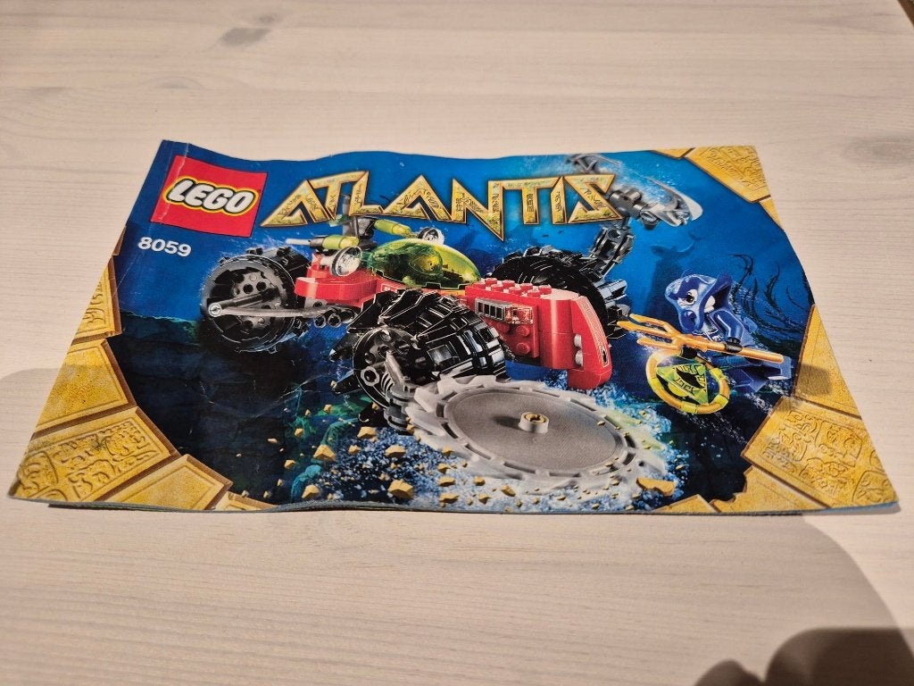 Lego 8059 Atlantis Seabed Scavenger, Lego, Ophalen of Verzenden, Zo goed als nieuw, Inclusief minifiguren