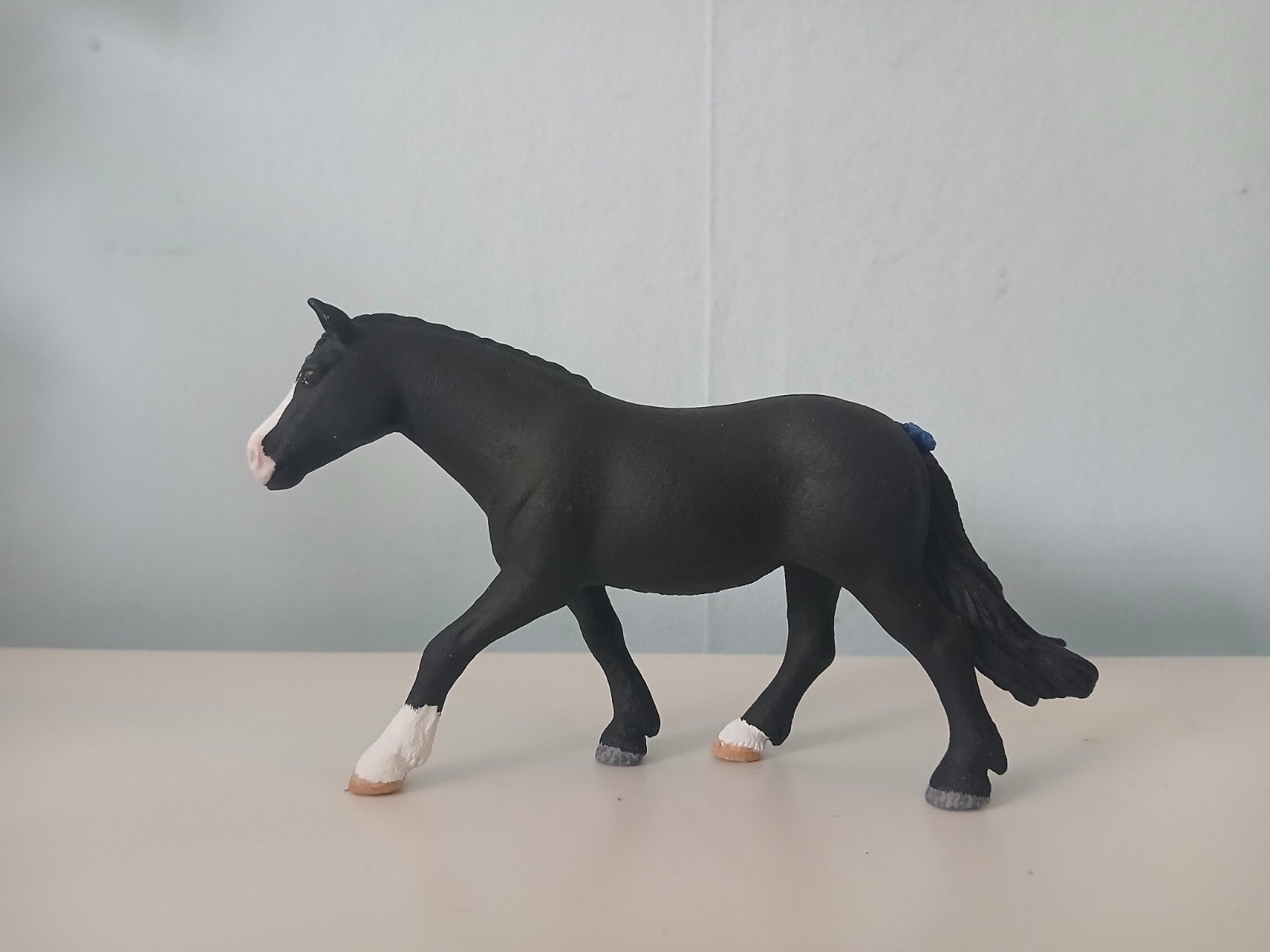 schleich repaint, Verzamelen, Ophalen of Verzenden, Zo goed als nieuw, Paard, Beeldje of Figuurtje