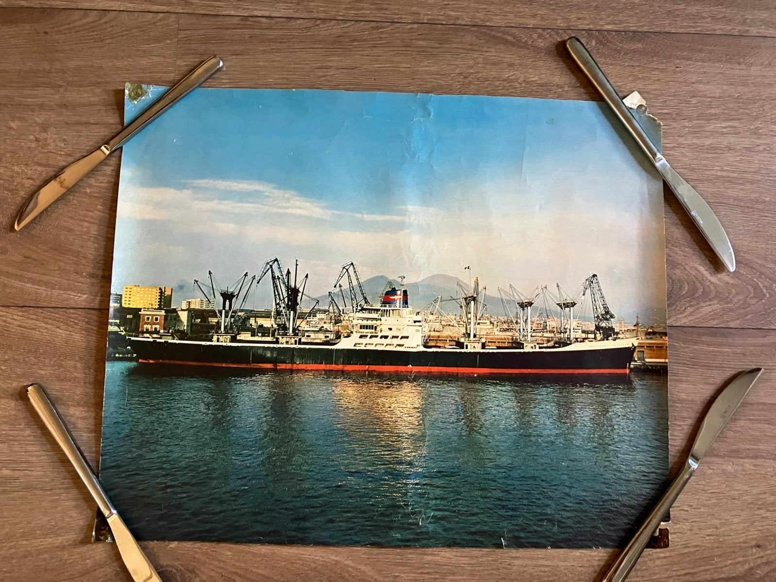 6 posters American President Lines, Ophalen of Verzenden, Zo goed als nieuw, Kaart, Foto of Prent