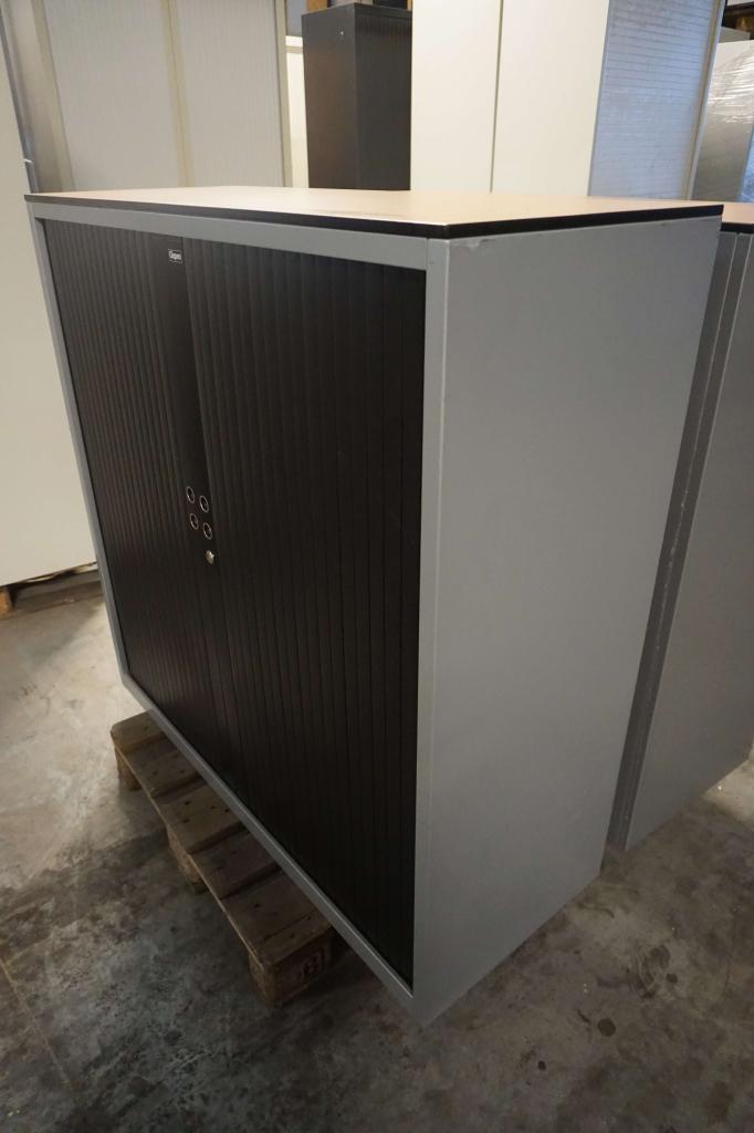 Nette Gispen archiefkast roldeurkast kantoorkast dossierkast, Gebruikt, 100 tot 150 cm, 100 tot 150 cm, Niet ingevuld