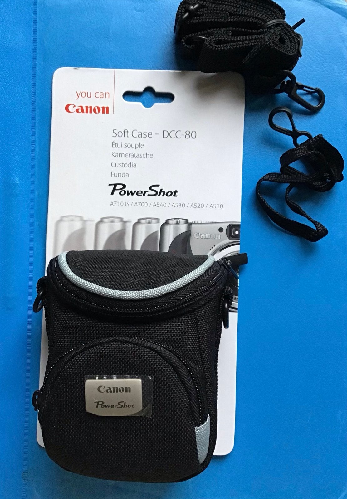 Nieuwe Canon PowerShot DCC-80 cameratasje, Audio, Tv en Foto, Hoes, Canon, Ophalen of Verzenden, Zwart