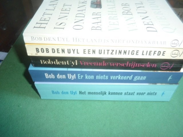 Bob den Uyl 5x O.a. Het menselijk kunnen staat voor niets, Ophalen of Verzenden, Zo goed als nieuw, Bob den Uyl, Nederland