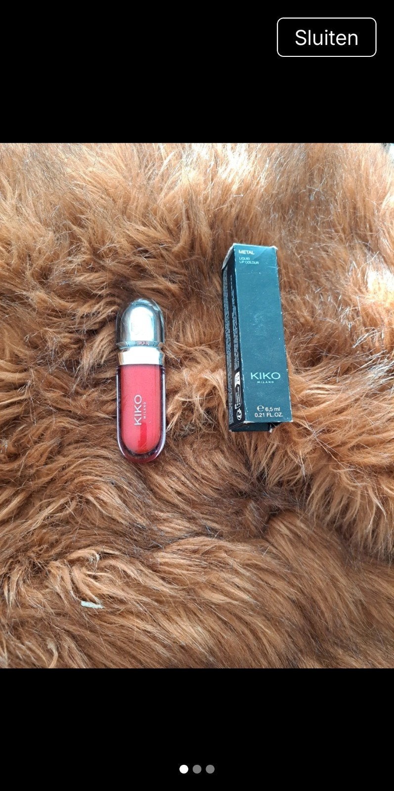 Kiko Metal Liquid Lip Colour - Bloedrood (Limited Edition), Lippen, Nieuw, Ophalen of Verzenden, Make-up
