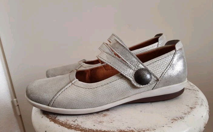 Greenway schoenen maat 37 zilvergrijs, Zo goed als nieuw, Ballerina's, Ophalen of Verzenden, Greenway
