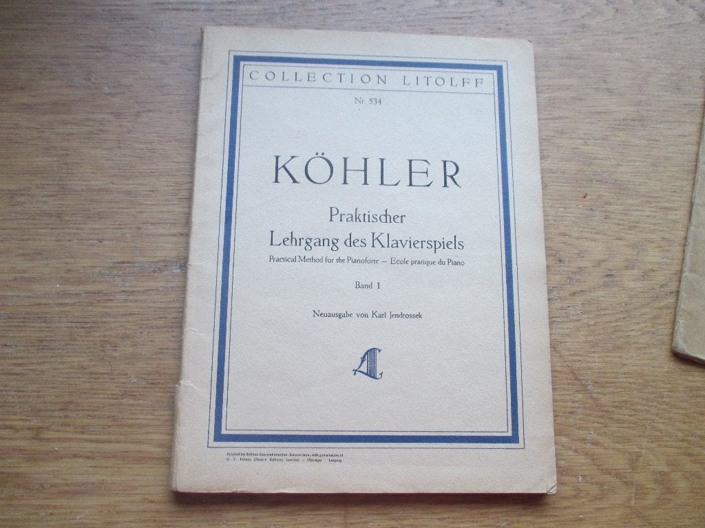 Köhler- praktischer lehrgng des klavierspiels - piano, Muziek en Instrumenten, Gebruikt, Klassiek, Ophalen of Verzenden, Artiest of Componist