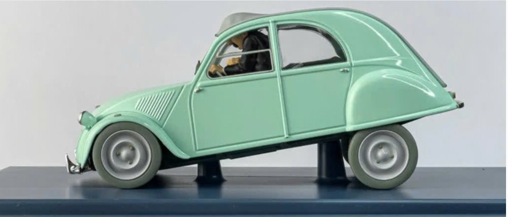 Citroen 2CV A 1948 Janssens Dupondt Kuifje 1/24 TINTIN # 8, Hobby en Vrije tijd, Modelauto's | 1:24, Ophalen of Verzenden, Nieuw
