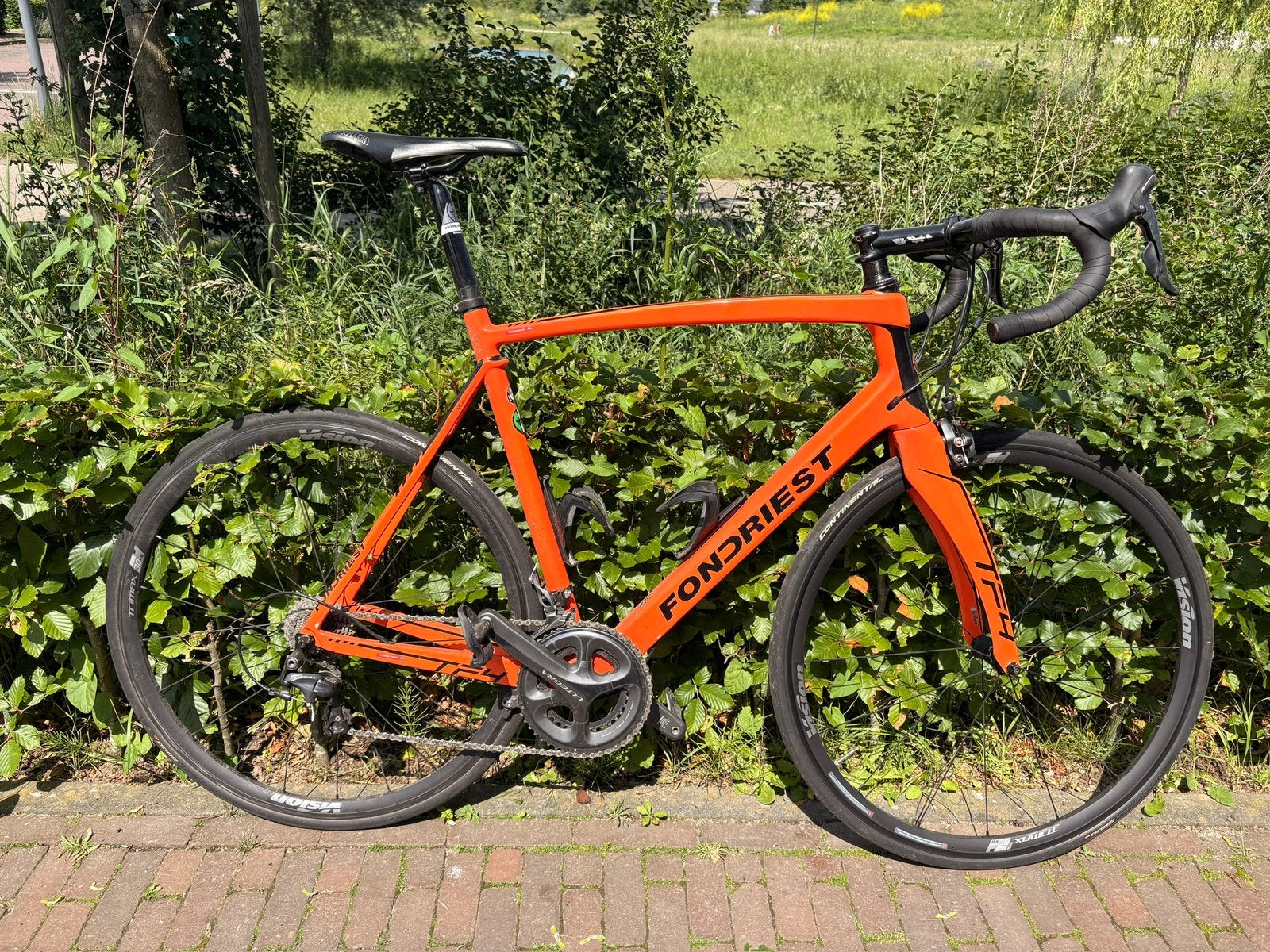 Fondriest TF4, nieuwe velgset en recente beurt!, Fietsen en Brommers, Gebruikt, Carbon, Meer dan 20 versnellingen, Ophalen