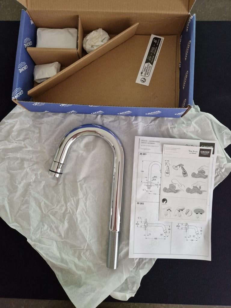NIEUW fonteinkraan Grohe, Ophalen of Verzenden, Nieuw, Chroom, Kraan