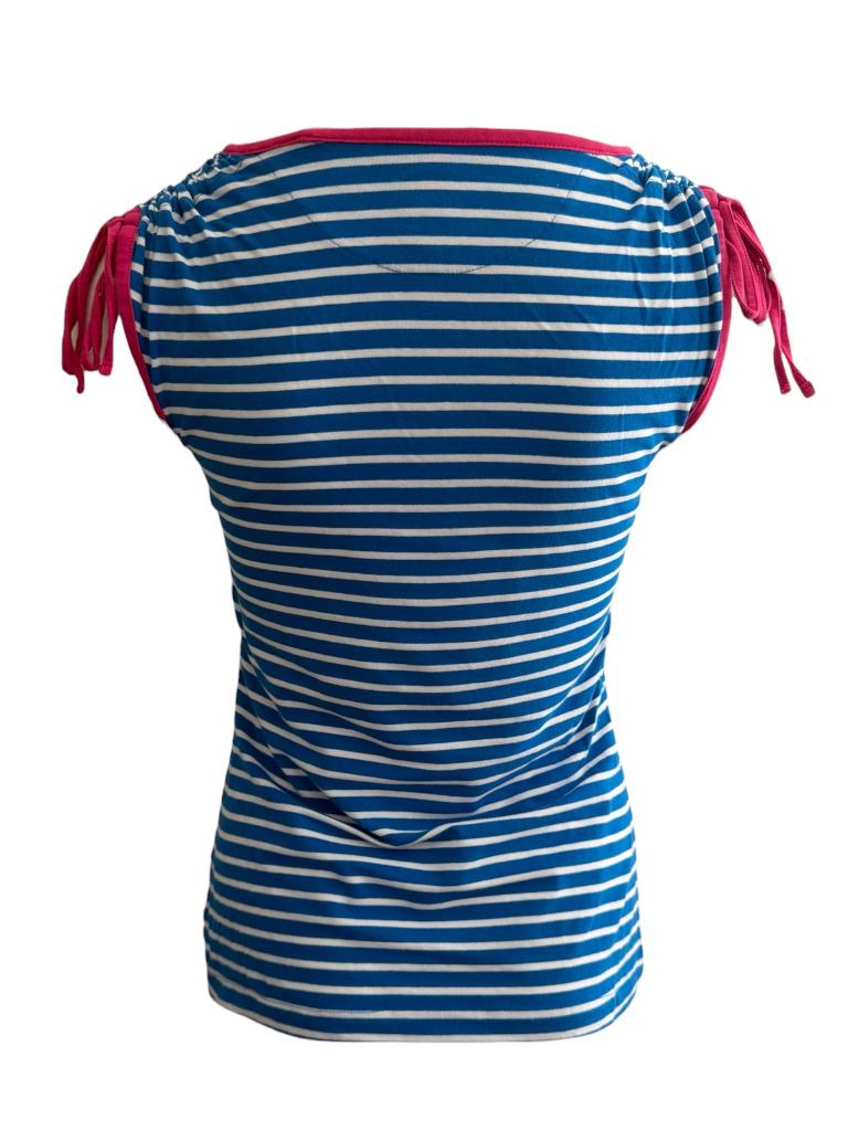 Tante Betsy top S, Kleding | Dames, Blauw, Ophalen of Verzenden, Zo goed als nieuw, Korte mouw