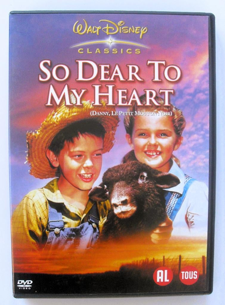So Dear to my Heart (originele dvd) Disney, Avontuur, Alle leeftijden, Ophalen of Verzenden, Zo goed als nieuw