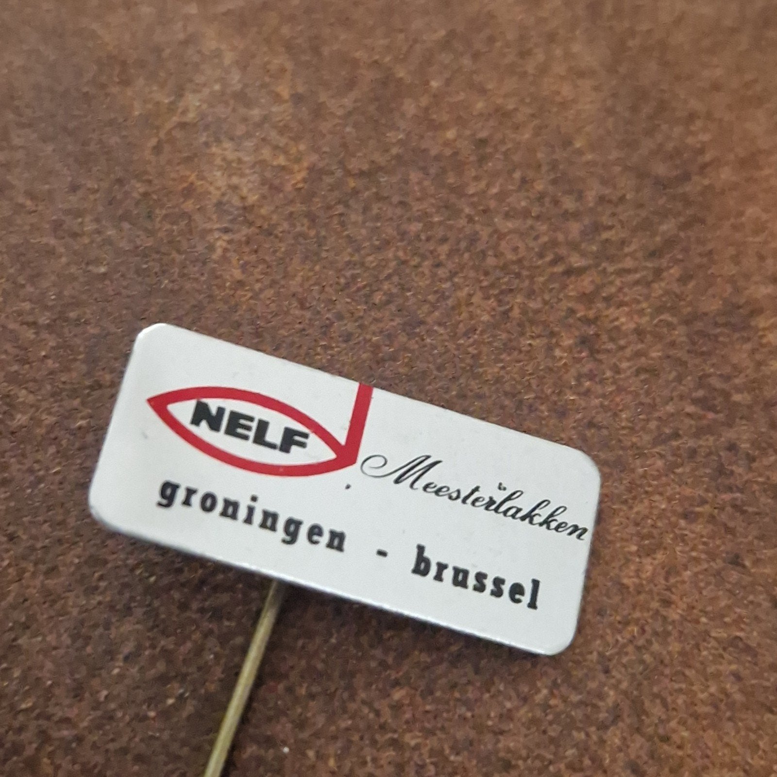 speldje Nelf Groningen Brussel, Verzamelen, Speldjes, Pins en Buttons, Ophalen of Verzenden, Zo goed als nieuw, Overige onderwerpen