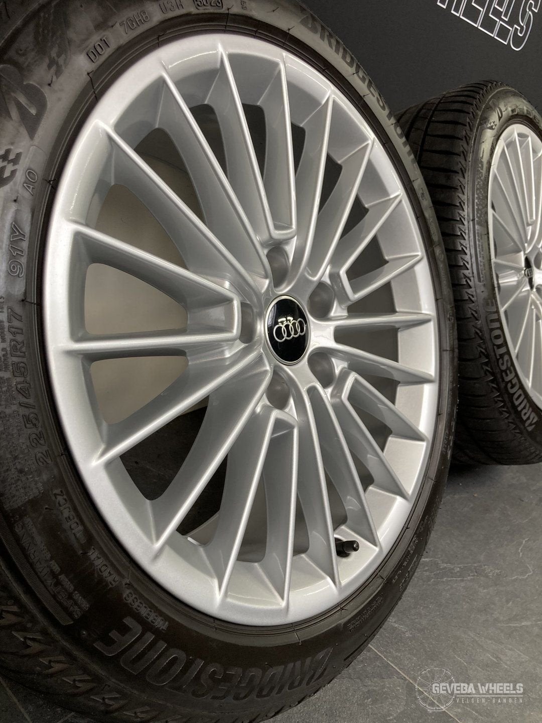 17” originele Audi A3 S3 8P 8V 8Y velgen + banden 5x112  8Y0, Gebruikt, -, -, Banden en Velgen