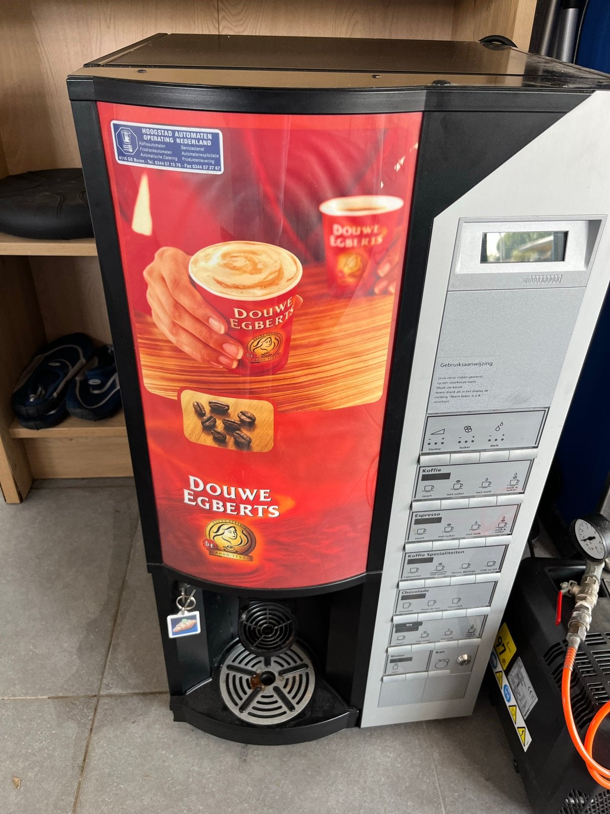 Douwe Egberts Koffieautomaat IN 7100 - 45x48x85 cm, Ophalen, Gebruikt, 10 kopjes of meer, Koffiemachine