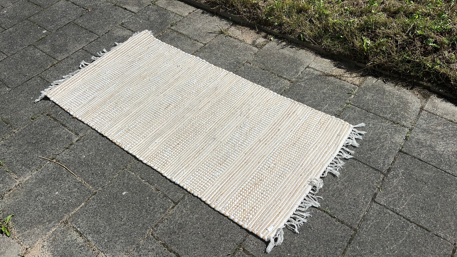 Twee slaapkamer vloerkleden 70x140 cm, Huis en Inrichting, Ophalen, Crème, 100 tot 150 cm, Ibiza bohemean look