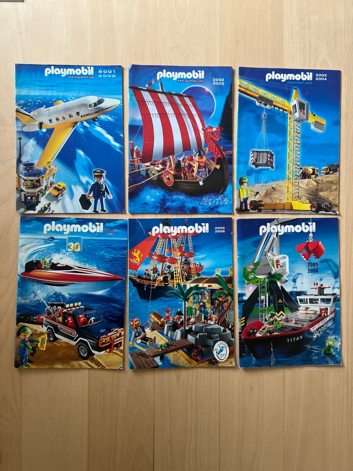 Playmobil catalogus 6x - Diverse jaren, Verzamelen, Ophalen of Verzenden, Gebruikt